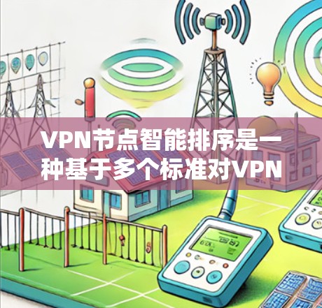 VPN节点智能排序是一种基于多个标准对VPN服务器进行评估和排序的技术，旨在帮助用户快速找到最适合其需求的节点。以下是关于VPN节点智能排序的详细说明