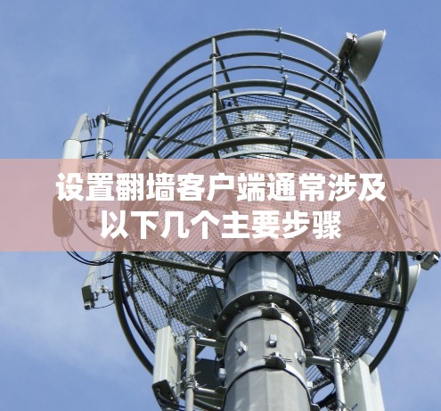 设置翻墙客户端通常涉及以下几个主要步骤 设置翻墙客户端通常涉及以下几个主要步骤