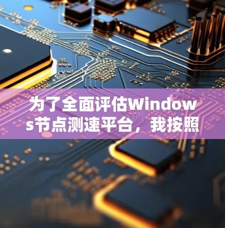 为了全面评估Windows节点测速平台，我按照以下步骤进行了分析和思考