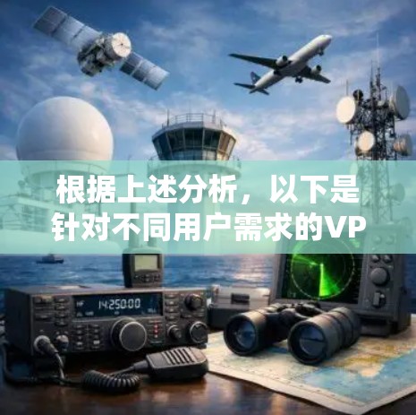 根据上述分析,以下是针对不同用户需求的VPN客户端推荐 根据上述分析,以下是针对不同用户需求的VPN客户端推荐