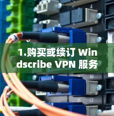 1.购买或续订 Windscribe VPN 服务 1.购买或续订 Windscribe VPN 服务