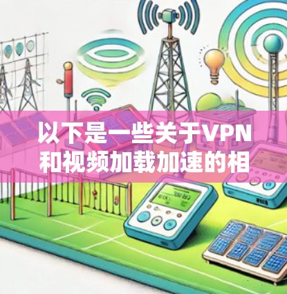 以下是一些关于VPN和视频加载加速的相关信息和建议